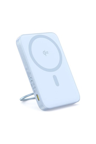 Baseus Picogo Qi2 Magsafe 5000 Mah 20w Powerbank Stand Özellikli + Type C To C Kablo - Mavi