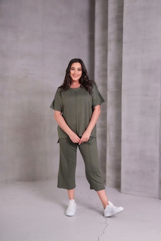 Önü Çimalı Takım Haki Yeşil Haki - Yeşil