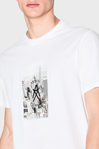 Armani Exchange Erkek T Shirt Xm002214 Af10356 U0009 Beyaz