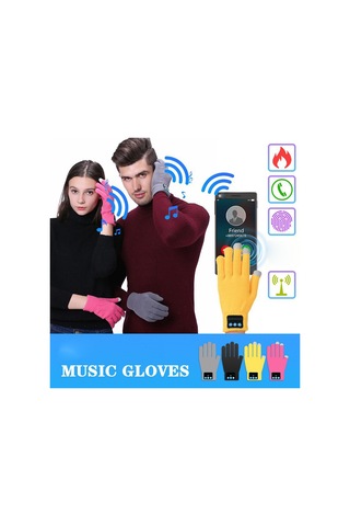 Erkekler Ve Kadınlar İçin Bluetooth Uyumlu Eldivenler Sıcak Eldivenler Çağrı Eldivenleri