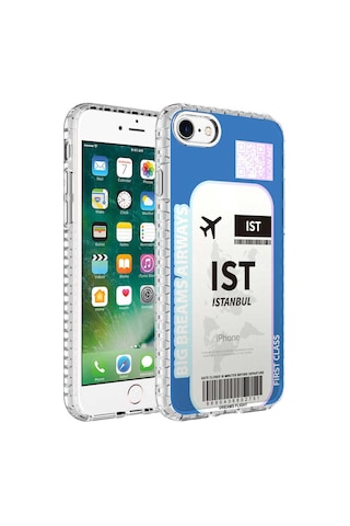 Apple Uyumlu iPhone Se 2022 Kilif Airbag Kenarli Renkli Desenli Elegans 560278000