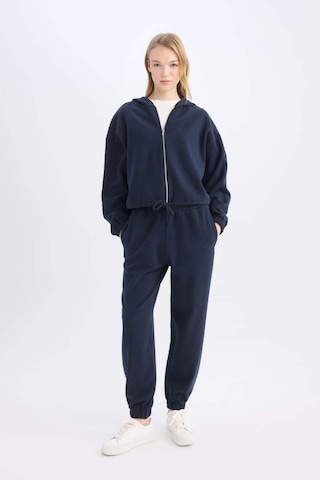 Defacto Coool Beli Paçası Lastikli Basic Düz Jogger Eşofman Altı E1478AX24WNNV241 Lacivert