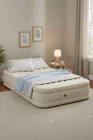 Robo Kendi Kendine Şişen Otomatik Çift Kişilik Yatak Bej