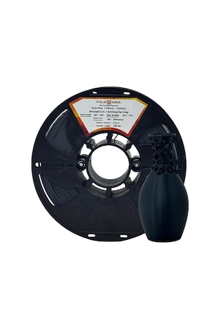 Filamark Pla Plus Filament Antrasit Gri 1.75mm 1kg-4477