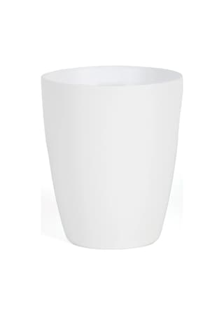 Beyaz Orkide Saksısı Dekoratif Dış Saksı 1 Adet- 12 Pot Şeffaf Orkide Üretim Saksısı Hediyeli Beyaz Saksı