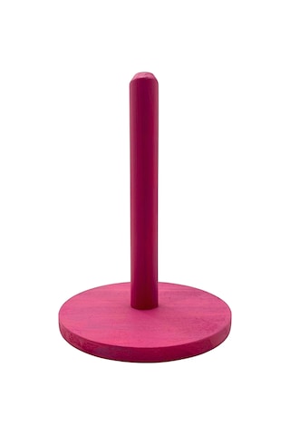 Doğal Ahşap Havlu Peçetelik Ahşap Kağıtlık Beyaz Çam Pembe 5 Adet