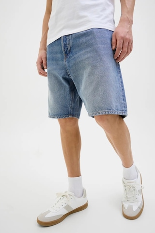 Jack & Jones Erkek Jjıtony Rahat Kesim Jean Şort 12269533 Mavi Mavi