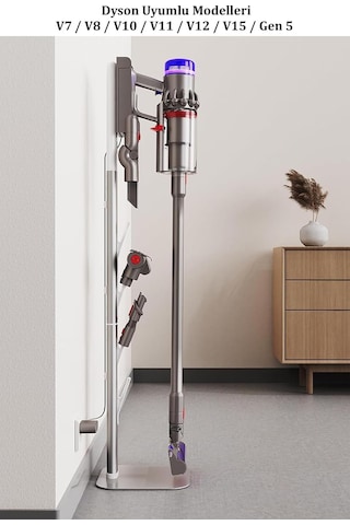 Dyson Uyumlu Süpürge Stantı, V7 V8 V10 V11 V12 V15 Gen5detect Absolute V15s Detect Submarine V16 Dyson Modelleri İle Tam Uyumlu Stand, S3 Çesit Seçiniz-Çap Seçiniz / Hss (Standart)-10 Mm