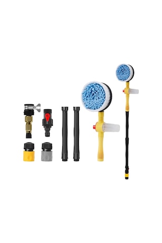 Ally Otomatik Dönen Araç Yıkama Fırçası Mikrofiber Araba Yıkama Paspas Sabunluk Set- 5775 1