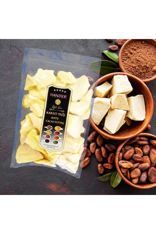 Hanzade Bitkisel Yenilebilir Saf Katı Kakao Yağı 1 KG