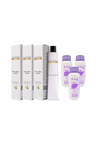 Lilafix Saç Boyası 0/02 Beyaz Gri 3 Adet + Oksidan 3 Adet (494205945)