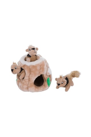 Outward Hound Hide A Squirrel Sincap Yuvası Peluş Köpek Zeka Oyuncağı Small