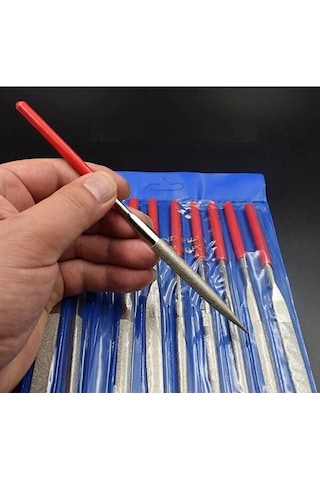 Elmas Eğe Seti 180x5mm 10lu