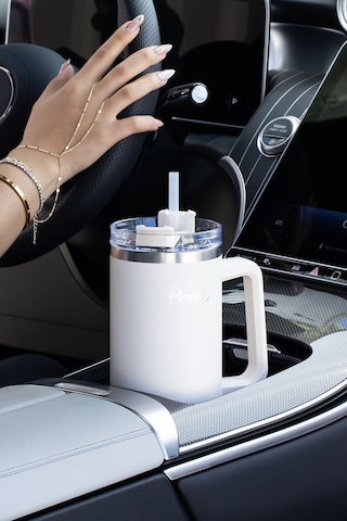 Perotti 17236 Colte V2 Paslanmaz Çelik Sporcu Termos Bardak Matara Beyaz 1,2 Lt Beyaz