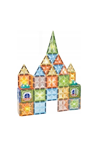 Magnetic Tiles Star Diamond Light Version 75 Parça / Ch1228