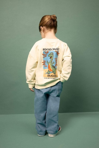 Defacto Oversize Sırt Baskılı Sweatshirt Erkek Bebek G7485a526sper78 Ekru-er78