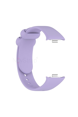 Novstrap Xiaomi Mi Band 8 Pro İle Uyumlu Kordon Kayış Yumuşak Silikon Klasik Kordon