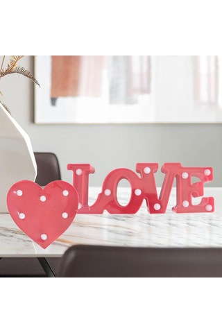 Homyl Led Lover Heart Light Sevgililer Günü Hediyesi Kırmızı Kırmızı