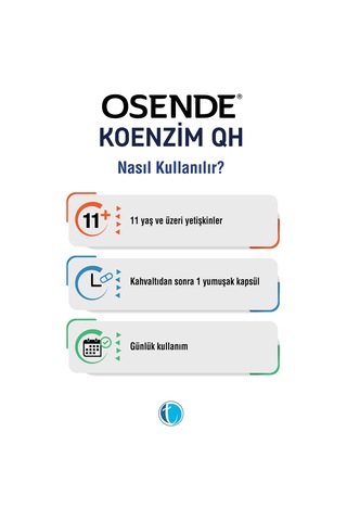 Osende Koenzim Qh 100 Mg 30 Kapsül Aromasız