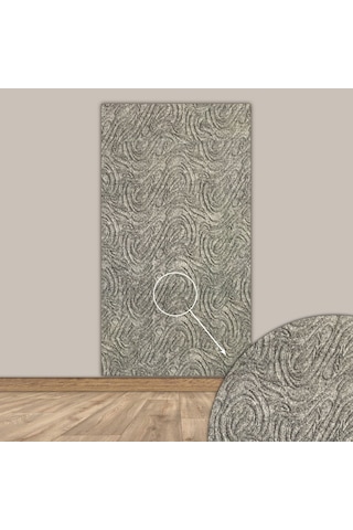 Tink 3d Kendinden Yapışkanlı Akustik Keçe Panel Dalgalı Desenli 52x98 Cm 2 Adet 1 M² Gri
