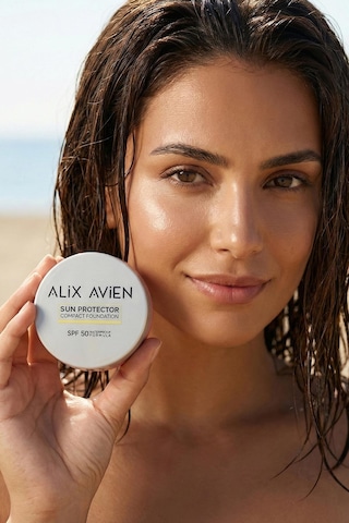 Alix Avien Yüksek Kapatıcı Waterproof Kompakt Fondöten SPF50 Medium
