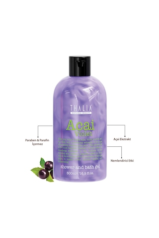 Thalia Acai Violet Nemlendiricili Duş Jeli 500 ML