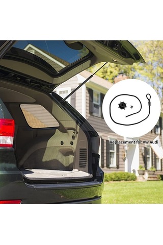 Pazly Vw Audi İçin Siyah Arka Paket Rafı Kordonu Ve Aksesuar Takımı