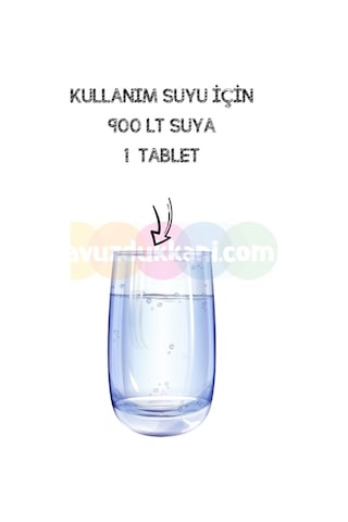 Klortab Tablet Klor Su Deposu Dezenfektanı 7Gr x 100 Ad