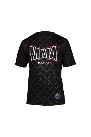Dosmai Dijital Baskılı Mma Fighter Spor T-shirt Siyah Mmt108