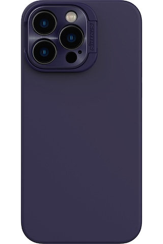 Nillkin Apple Uyumlu iPhone 14 Pro Max Stand Özellikli Lens Koruyuculu Lansman Kılıf Derin Mor