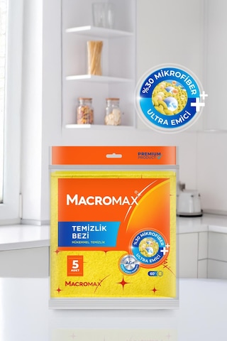 Macromax Temizlik Bezi 5'li Diğer