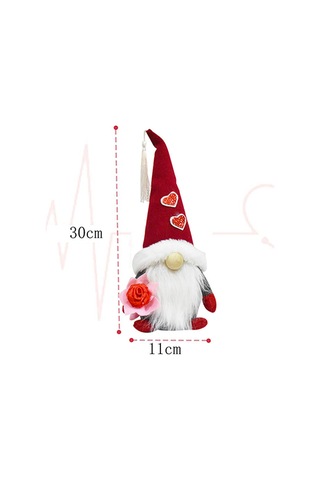 "el Yapımı İsveç Tomte Peluş - Romantik Ev İçin Sevgililer Günü Gnome Dekoru" Female