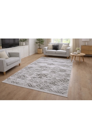 Merinos Vista 36892-098 Özel Kesme Halı Gri-antrasit Çok Renkli