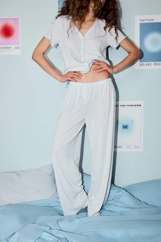 Defacto Regular Fıt Pijama Altı G4625ax26smer98 Ekru-er98