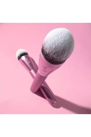 Real Techniques Power Pigment Allık Makyaj Fırçası, Sıvı Ve Krem Allık İçin Yanak Fırçası, Yoğun, Sentetik Kıllar, Hassas Uygulama İçin Benzersiz Sivri Şekil