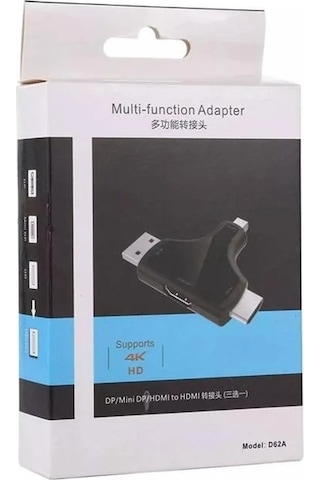 Powermaster Mini Dp+dp+hdmı To Hdmı 4k Çevirici - 173378