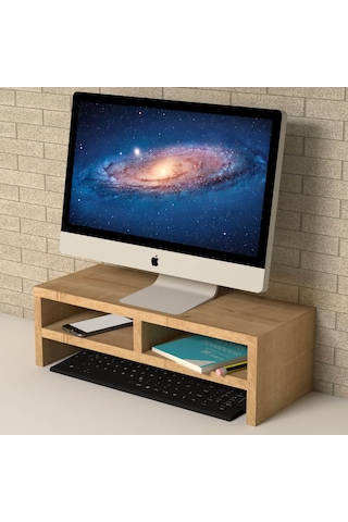 Emkawood Eliz Monitör Yükseltici Laptop Sehpası