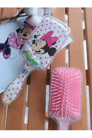 Pullu Minnie Mouse Kız Çocuklarına Özel Acıtmayan Tarak 1 Adet