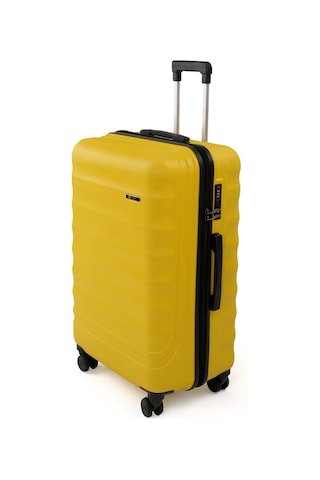 Cotpoly Home Babil Lüx Abs Büyük Boy Valiz 75 Cm Sarı