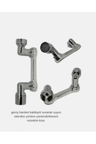 Dönebilir Musluk Başlığı Lavabo Temizliği Ve El-yüz Yıkamada Maksimum Rahatlık Çok Renkli