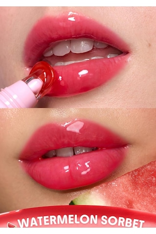 Sheglam Crystal Glaze Dudak Parlatıcısı,dolgun Ve Parlak Etki Dudak Parlatıcıları Watermelon Sorbet