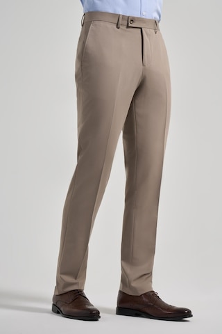 İmza Koyu Vizon Esnek Yandan Cepli Comfort Fit Classic Pantolon 1003250159 Koyu Vizon