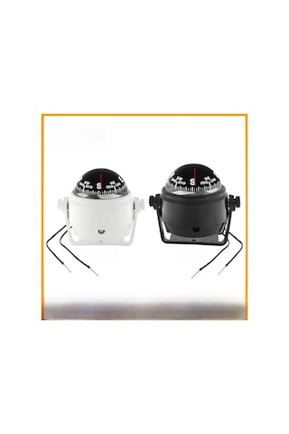 Youtek Maiev Lc550 Araç Kompası - Işık Özelliği Ve Manyetik Sapma Ayarlamalı, Beyaz, Stokta