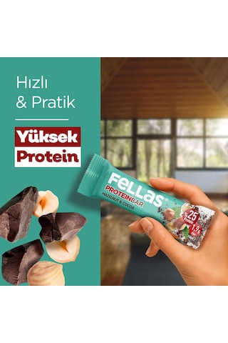 Protein Bar, Fındıklı Ve Kakaolu, 32gr X 12 Adet
