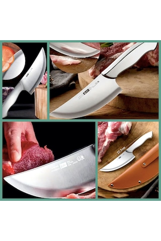 Omeniv 22.5cm Şef Bıçağı Kılıflı Et Balık Salata Outdoor