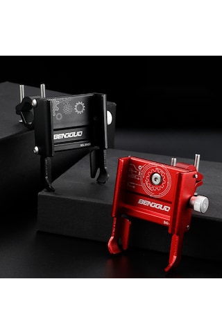 Yifomall Alüminyum Bisiklet Telefon Tutucu Motosiklet Gps Konumlandırıcı - Sürüş Sirri, Siyah Temel Model