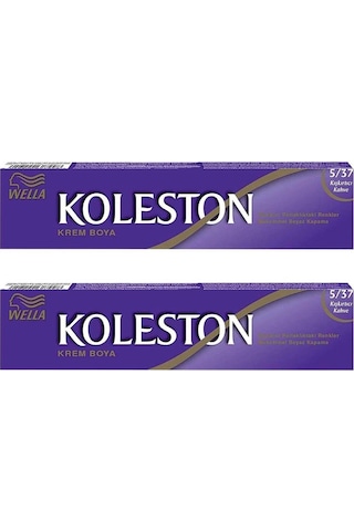 Koleston Tüp Saç Boyası 5/37 Kışkırtıcı Kahve X 2 Adet