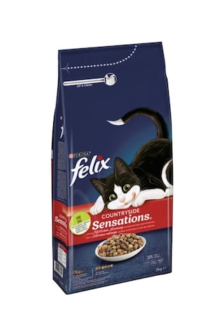 Purina Felix Tavuk ve Sığır Etli Yetişkin Kedi Maması 2 KG