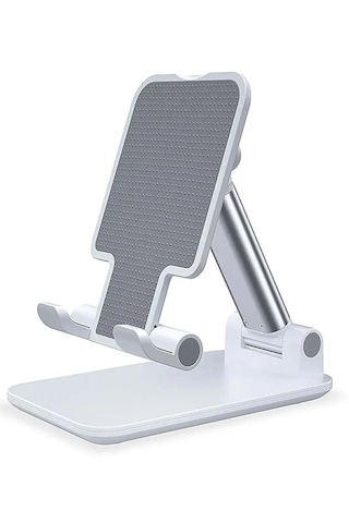 Telefon Ve Tablet Standı Yükseklik Ve Açısı Ayarlanabilir-beyaztb