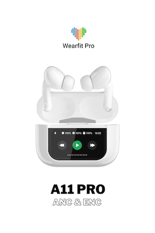 Wearfitpro A11 Pro Anc Enc Dokunmatik Ekranlı Bluetooth Kulaklık